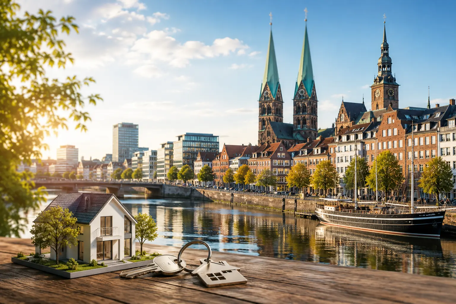 Immobilienmarkt Bremen – Stadtansicht und Wohngebiet